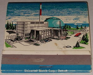 Big Rock Point Nuclear Power Plant - Matchbook (newer photo)